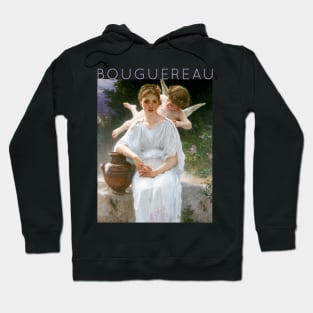 William-Adolphe Bouguereau - Whisperings of Love Hoodie